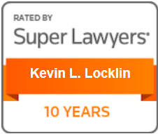 Rated by SuperLawyers | Kevin L Locklin | 10 Years